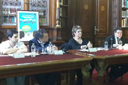 A parliamentary meeting on Democracy and Participation in Uruguay.