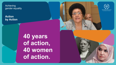 40 years of action, 40 women of action