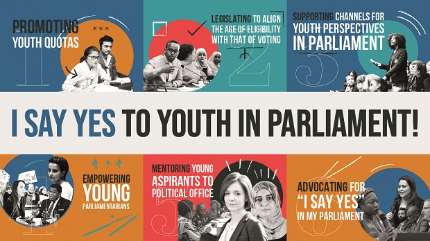 i say yes to youth in Parliament