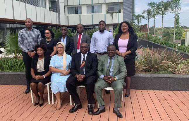 Participants at the meeting of the hub