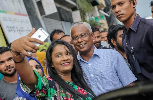 Maldives President Ibrahim Mohamed Solih © AFP