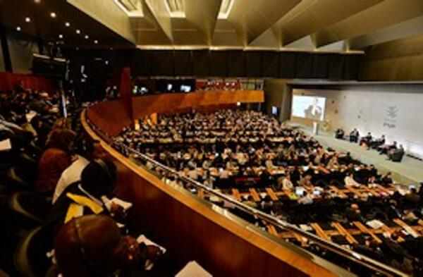 Le Forum public annuel de l’OMC rassemble à Genève plus de 1500 
participants issus de la société civile, des universités, des entreprises, 
des médias, des gouvernements, des parlements et des organisations 
intergouvernementales. ©WTO/Studio Casagrande

