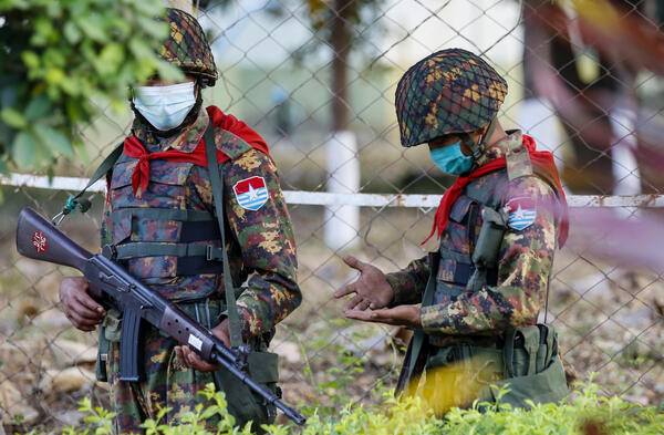 Myanmar soldiers