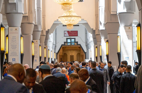 Banner of the Wilton Park dialogue on The role and responsibility of religious leaders in times of war, atrocities and polarisation (Wilton Park [UK], 2024)