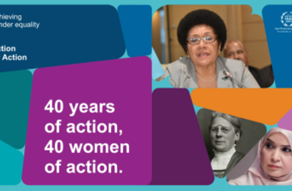 40 years of action, 40 women of action
