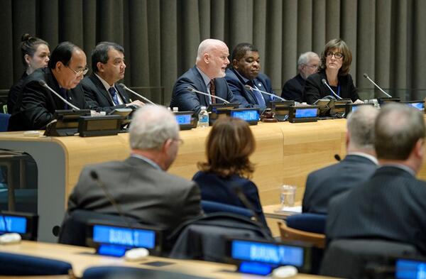 Préservation de nos océans : le thème de l’audition parlementaire aux 
Nations Unies. © UN Photo/Manuel Elias

