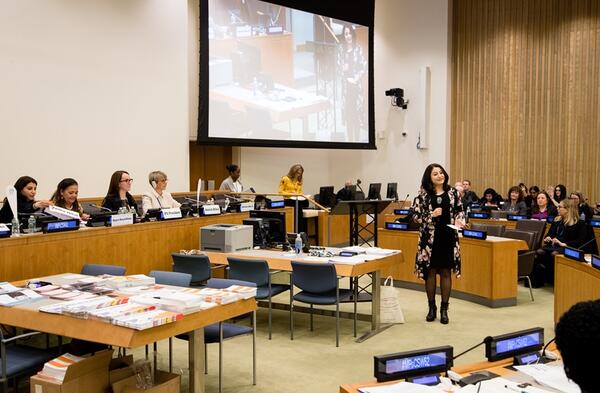 La réunion parlementaire dans le cadre de la session de la Commission de la condition de la femme, sur le thème /Les parlements au service des femmes et des filles en milieu rural/. © J. Sheakoski