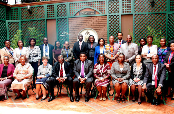 Members of the Kenyan Senate attending the seminar. 