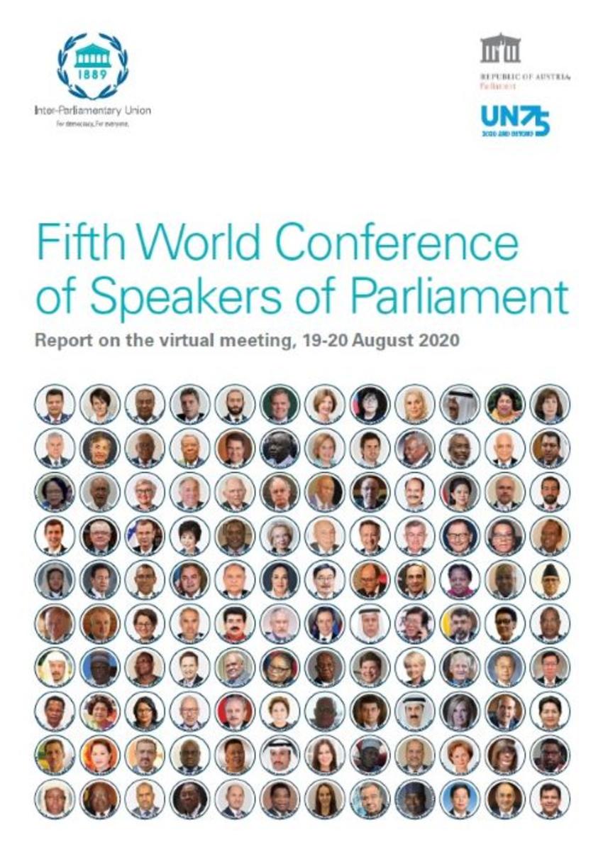 Fifth World Conference Of Speakers Of Parliament Report On The Virtual Meeting 19 August Inter Parliamentary Union Fifth World Conference Of Speakers Of Parliament Report On The Virtual Meeting 19 August Inter Parliamentary Union