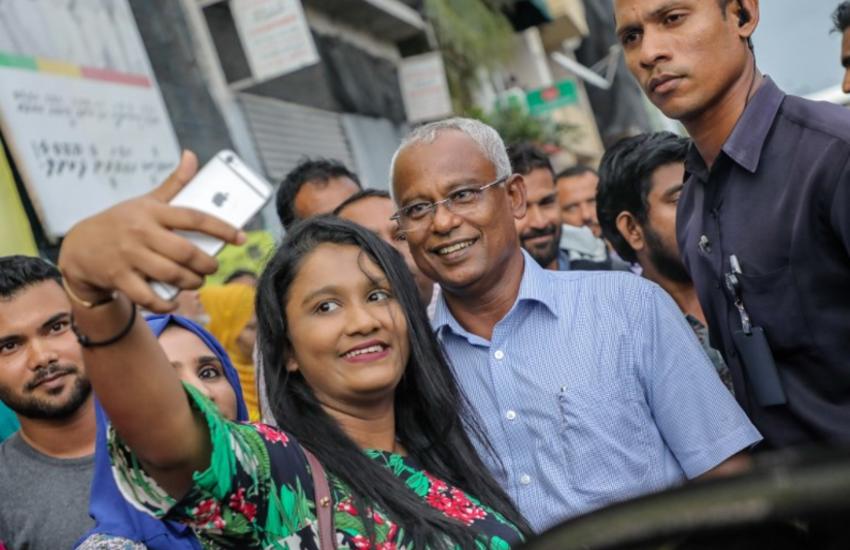 Maldives President Ibrahim Mohamed Solih © AFP