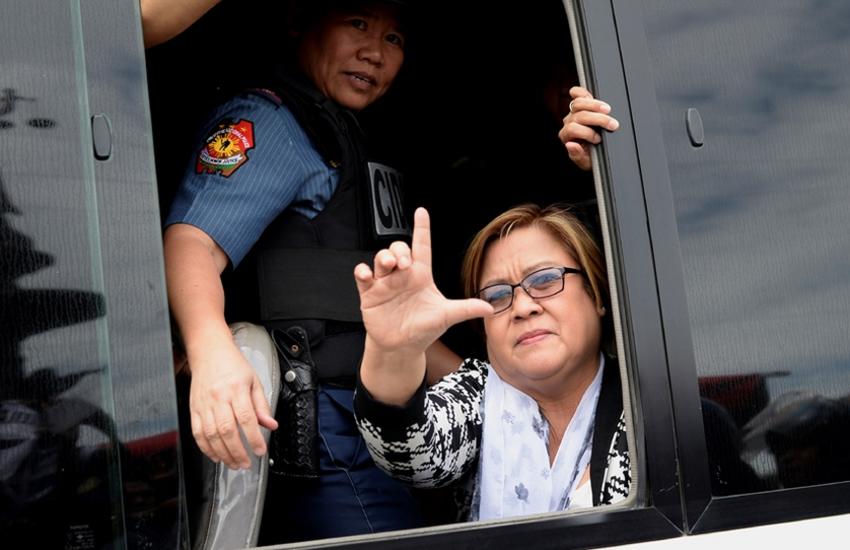 L’UIP demande l’organisation d’une mission aux Philippines car elle est 
vivement préoccupée par la détention de la sénatrice Leila de Lima.  
©Noel Celis/AFP

