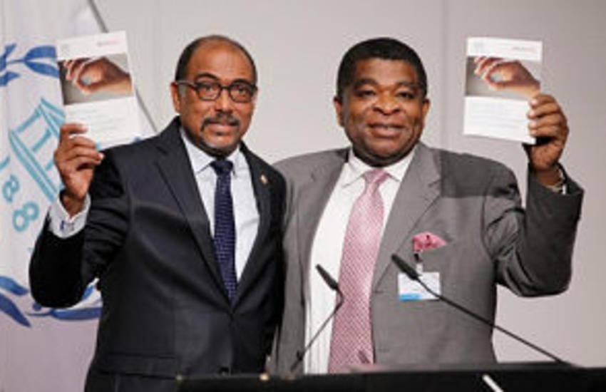 The guidelines were launched at the 133rd IPU Assembly by IPU Secretary General Martin Chungong and UNAIDS Executive Director Michel Sidibé. 