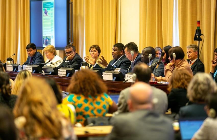 Participants at the technical briefing