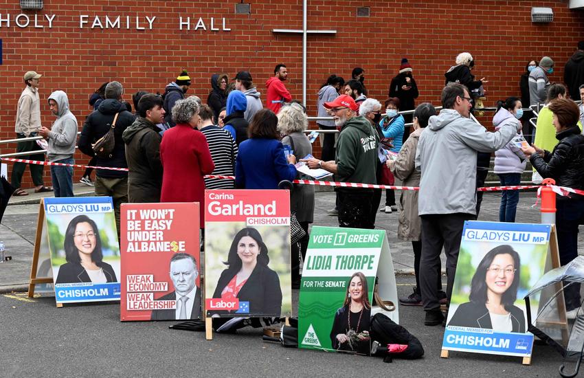 Australian polling booth