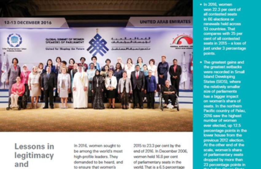 Women In Parliament In 2016 The Year In Review Inter Parliamentary Union
