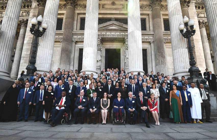 Les participants à la Conférence parlementaire sur l'OMC. © Congrès 
Nationale d'Argentine

