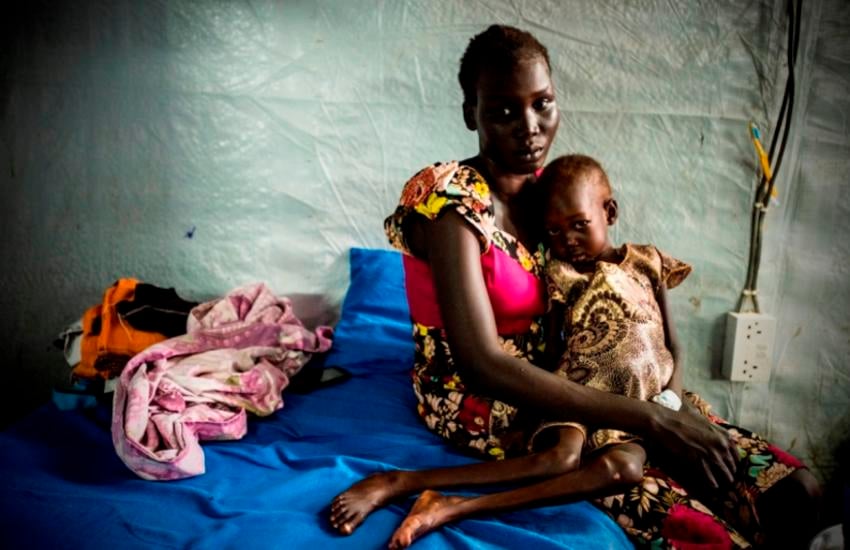 Victims of famine in South Sudan