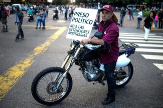 Manifestations pacifiques à Caracas. ©Federico Parra/AFP

