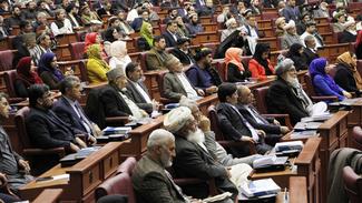 Afghan parliament