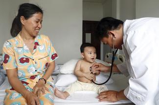 Pediatric clinic in Viet Nam