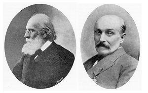 NomFrédéric Passy (à gauche) et William Randal Cremer (à droite), les 
deux co-fondateurs de l’UIP ©UIP

