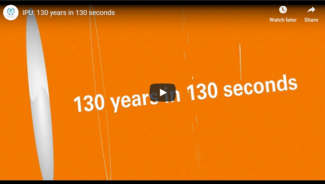 Video: 130 years of IPU history in 130 seconds