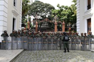 National Guard in Caracas