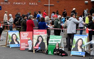 Australian polling booth