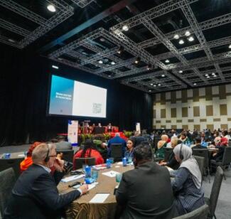 The AI in Parliament track on day two of the conference (credit: IPU CIP)