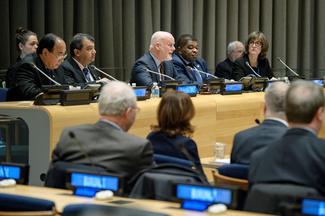 Préservation de nos océans : le thème de l’audition parlementaire aux 
Nations Unies. © UN Photo/Manuel Elias

