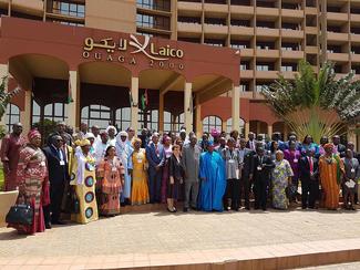 Participants at the Regional Seminar on promoting child nutrition in Burkina Faso