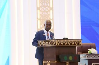 M. Thomas Sanga, Président de l'Assemblée de Saint-Vincent-et-les-Grenadines. © UIP