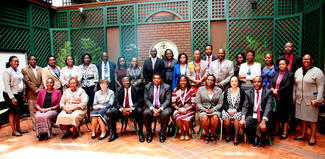 Members of the Kenyan Senate attending the seminar. 