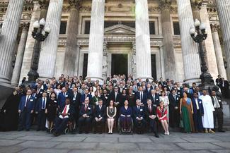 Les participants à la Conférence parlementaire sur l'OMC. © Congrès 
Nationale d'Argentine

