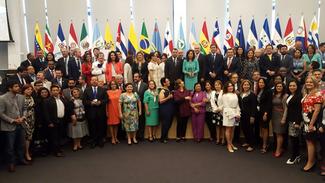 Participants at the Regional Seminar on the SDGs. 