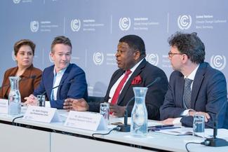 IPU Secretary General Martin Chungong at the Climate Change Conference in Bonn.